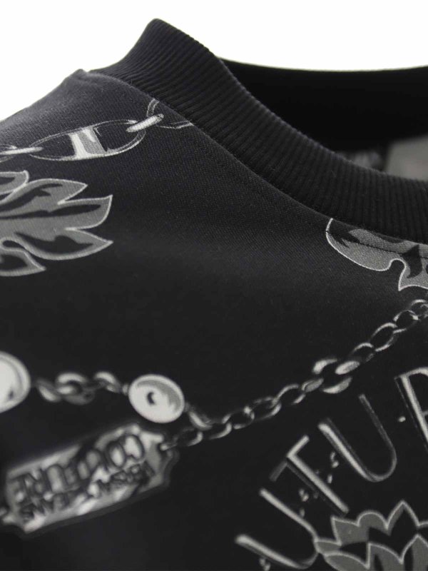 The Best Shops VERSACE JEANS: スウェット＆セーター - スウェットシャツ/セーター - 黒
