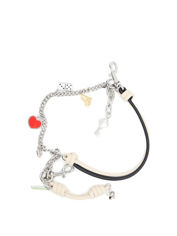 MARC JACOBS: キーホルダー - キーホルダー - 黒