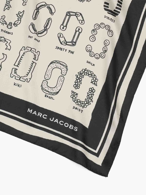 The Best Shops MARC JACOBS: sciarpe e foulard - Sciarpa di seta J Mark
