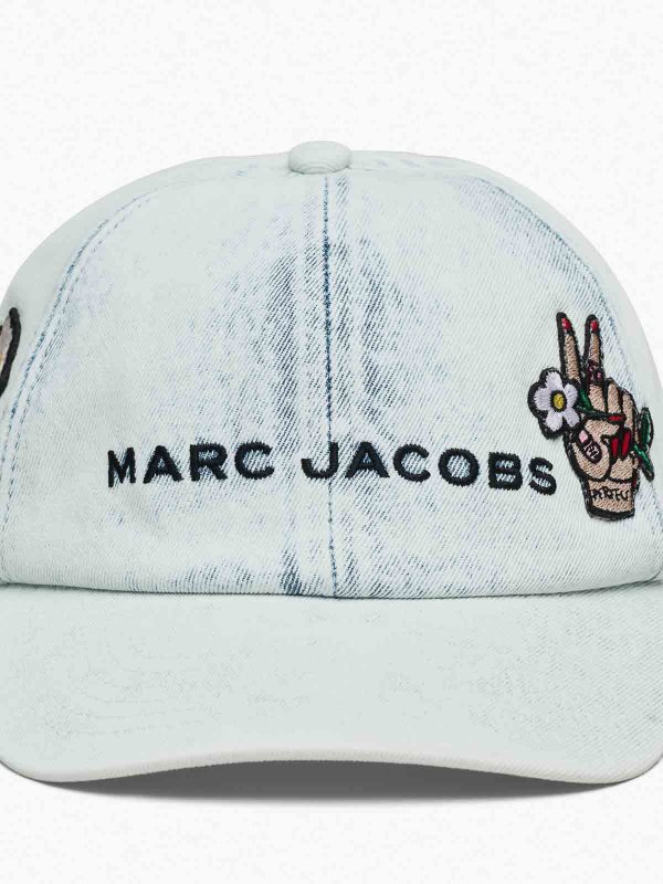 Tattoo Patch Denim Cap shop online: MARC JACOBS