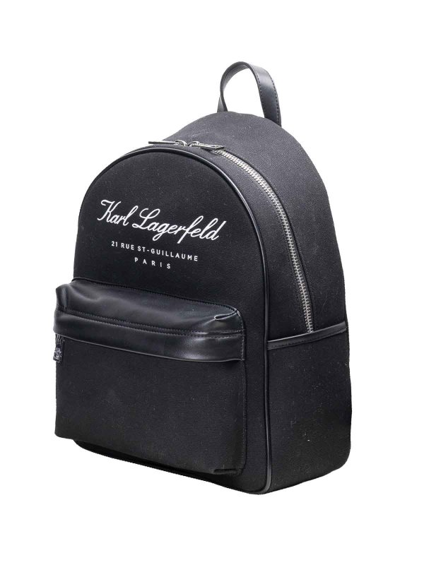 KARL LAGERFELD: バックパック online - バックパック - 黒