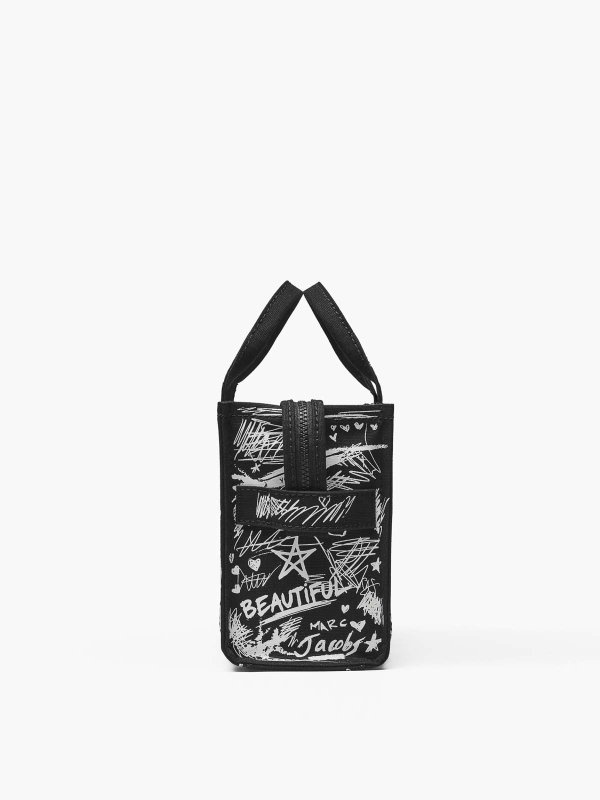 MARC JACOBS: totes bags online - The Small Tote Punk Scribble