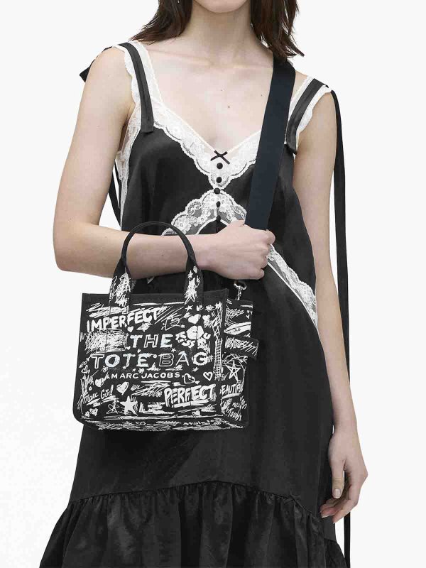 The Best Shops MARC JACOBS: totes bags - The Small Tote Punk Scribble