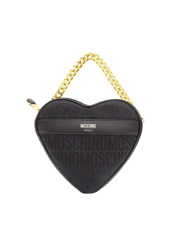 MOSCHINO: トートバッグ - トートバッグ - 黒
