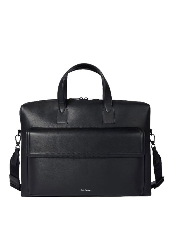 PAUL SMITH: Handtaschen - Shopper - Schwarz