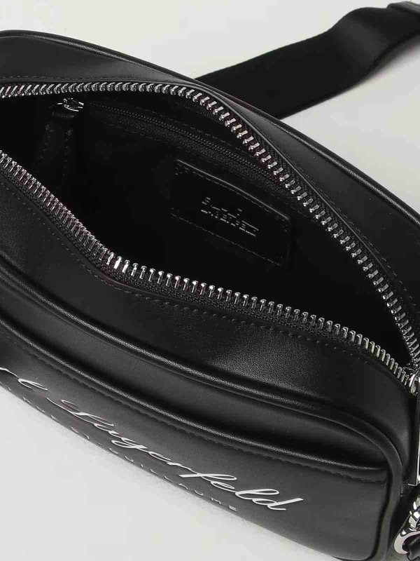 The Best Shops KARL LAGERFELD: クロスボディバッグ - クロスボディバッグ - 黒