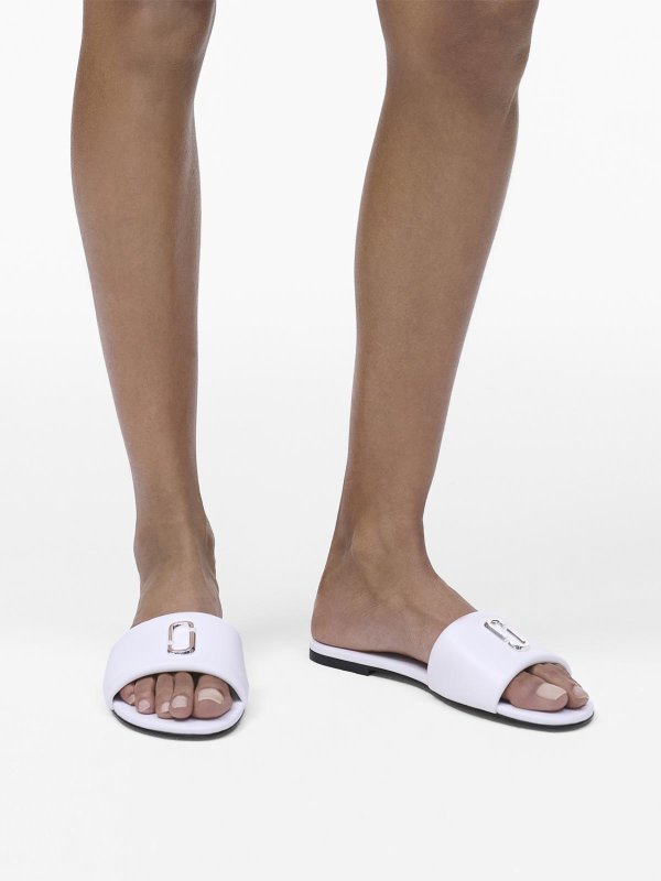 The Best Shops MARC JACOBS: Sandalen - Weiß