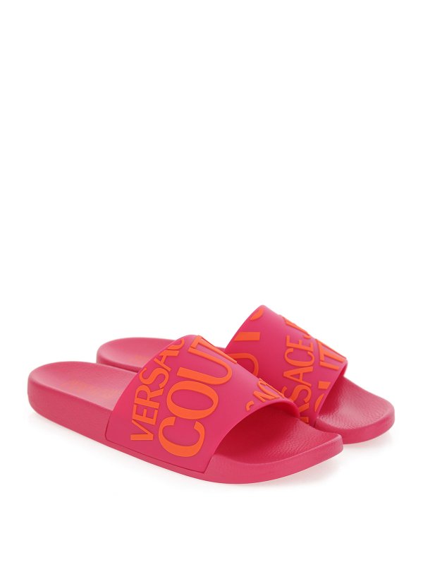 The Best Shops VERSACE JEANS: sandals - Slide logo
