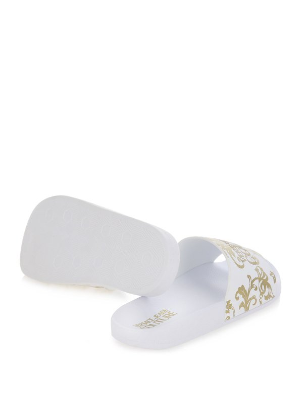 VERSACE JEANS buy online Baroque Slide logo