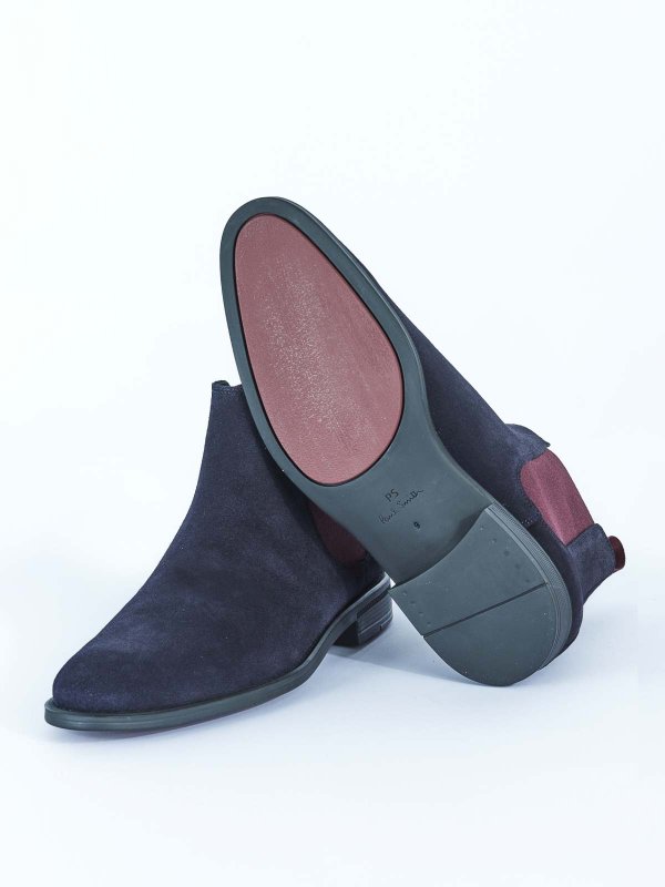 The Best Shops PS BY PAUL SMITH: アンクルブーツ - ブルー
