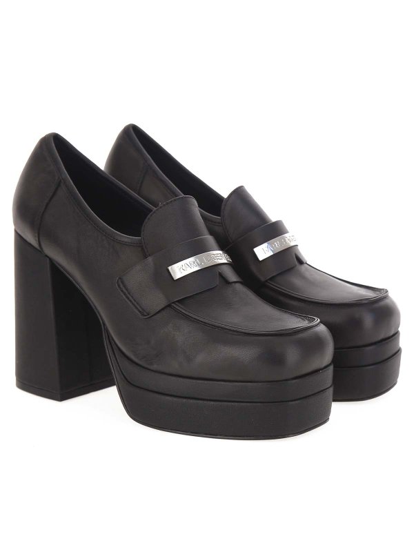 The Best Shops KARL LAGERFELD: ロファー＆スリッパ - ローファー - 黒