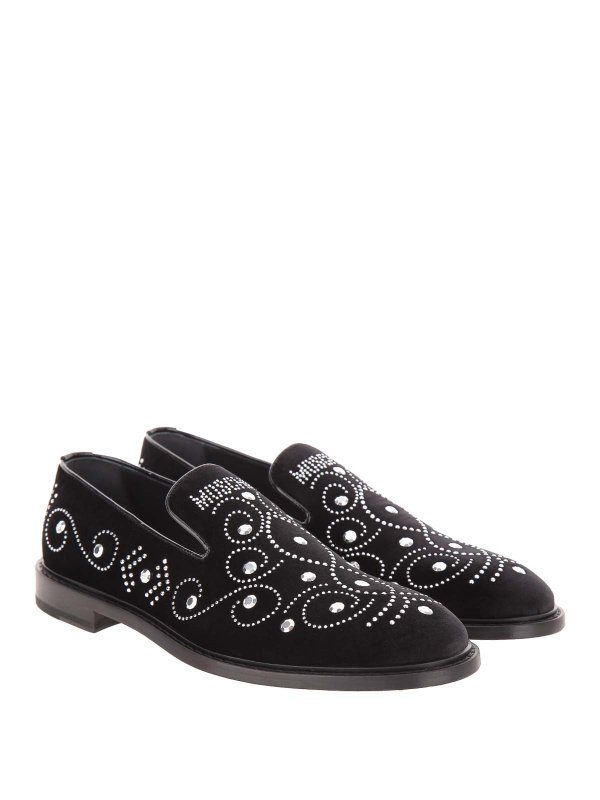 MOSCHINO: ロファー＆スリッパ online - ローファー - 黒