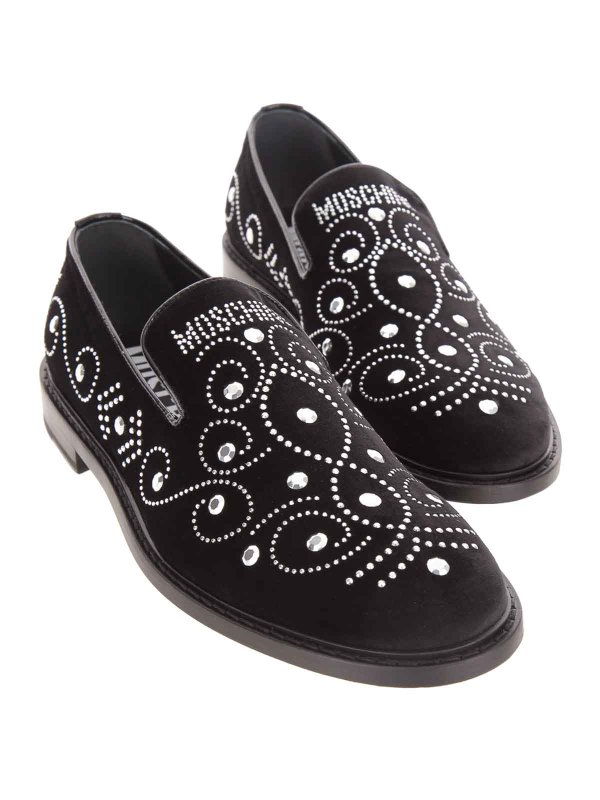 MOSCHINO buy online ローファー - 黒