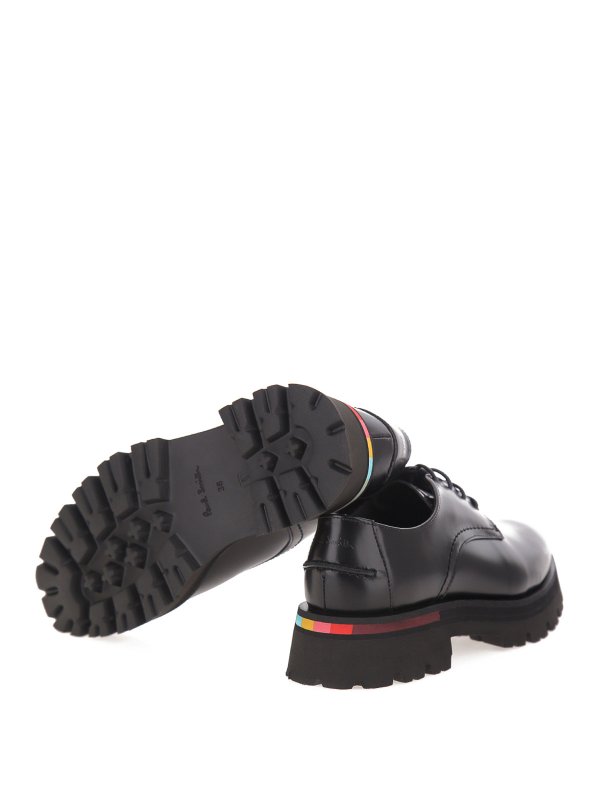 編み上げ靴 - 黒 shop online: PAUL SMITH