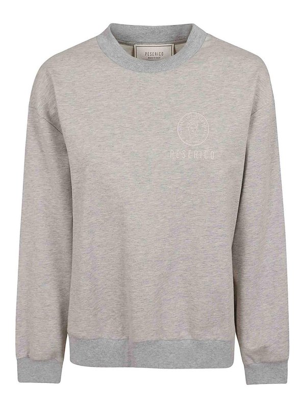 PESERICO: Sudaderas y suéteres - Sudadera - Gris