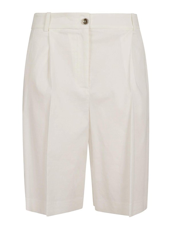 Pinko: Hosen Shorts - Shorts - Weiß