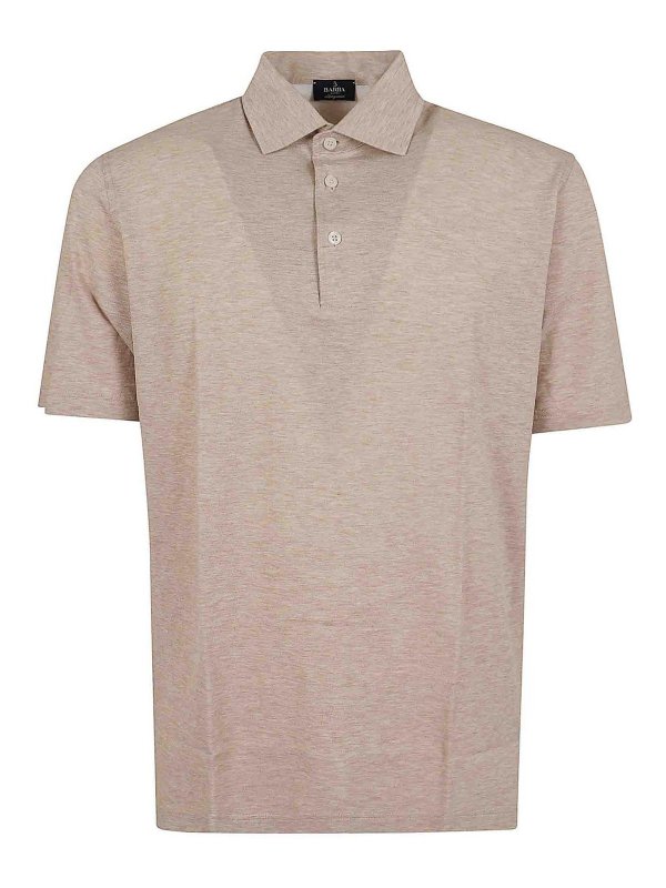 BARBA: Poloshirts - Poloshirt - Beige