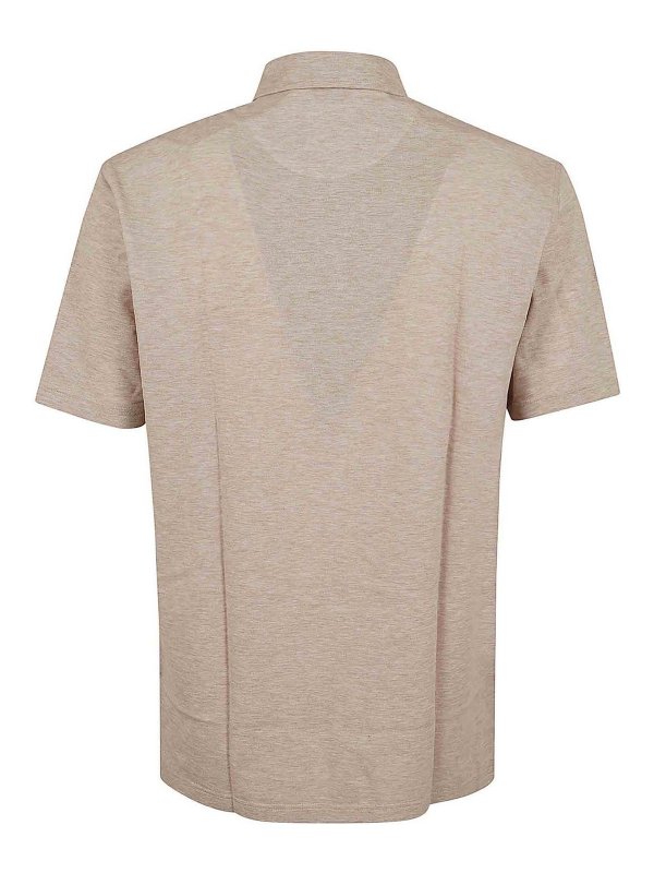 The Best Shops BARBA: Poloshirts - Poloshirt - Beige