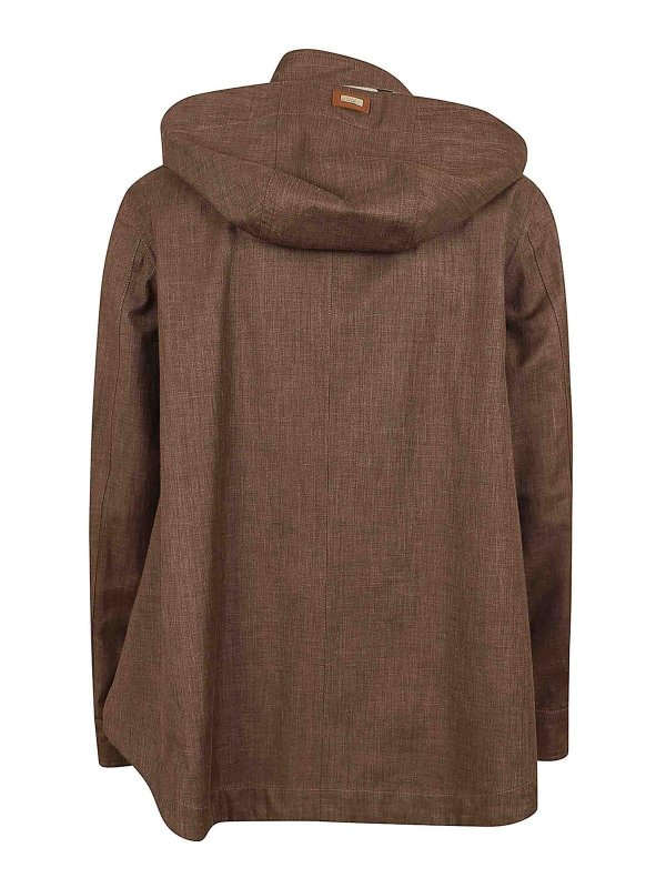 The Best Shops HERNO: Kurze Daunenjacken - Daunenjacke - Braun
