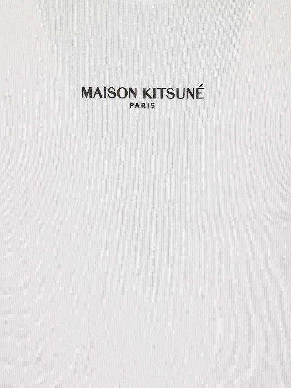 MAISON KITSUNÉ: Tops & Débardeurs online - Top - Blanc