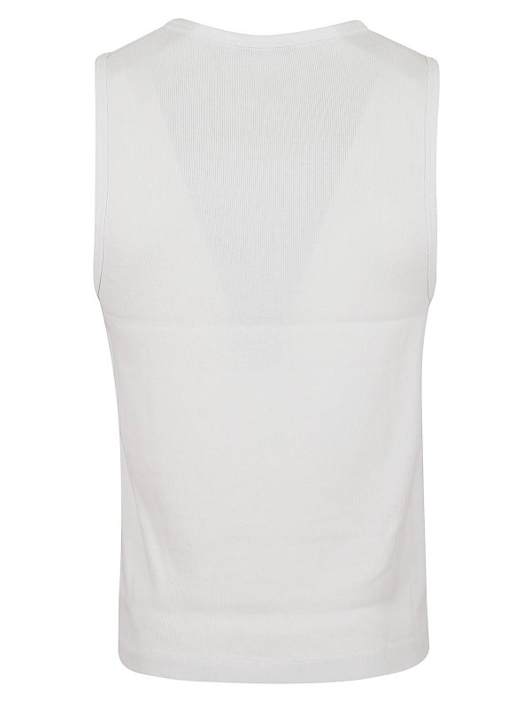 The Best Shops MAISON KITSUNÉ: Tops & Débardeurs - Top - Blanc