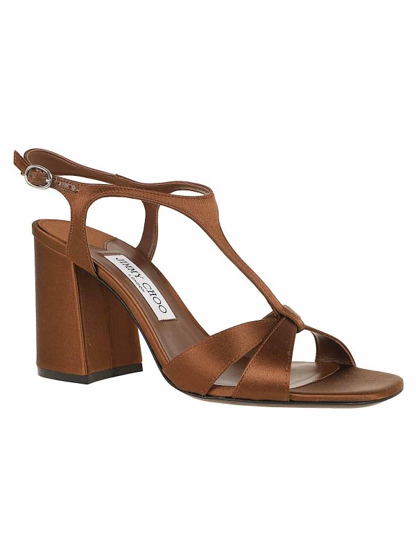JIMMY CHOO: サンダル online - サンダル - ブロンズ