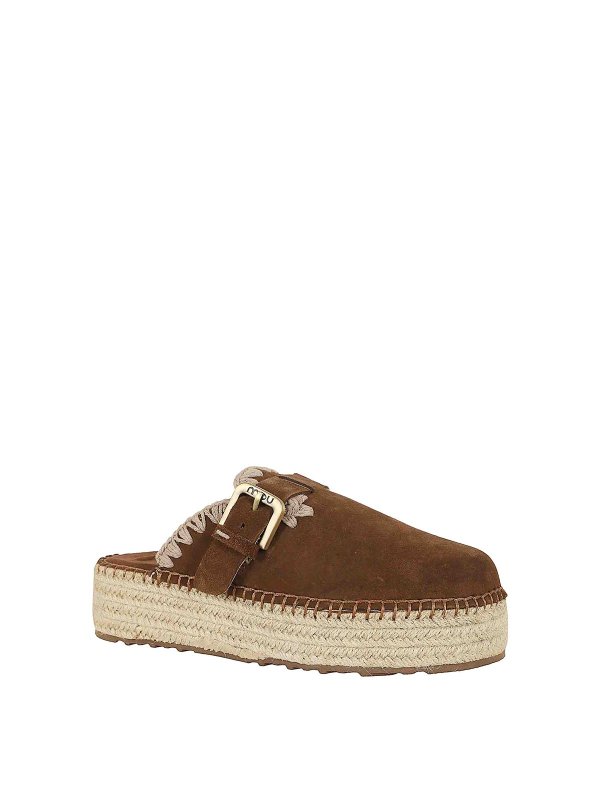 MOU: sabot online - Jute clog plain suede