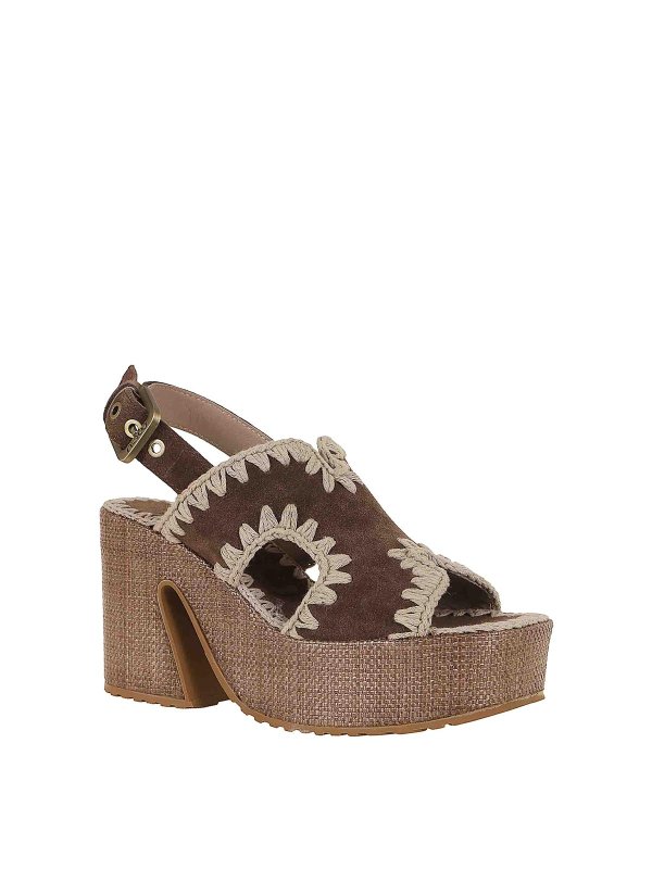 MOU: Zapatos chinelas online - Chinelas - Marrón