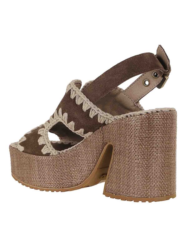 The Best Shops MOU: Zapatos chinelas - Chinelas - Marrón