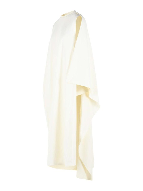 The Best Shops COPERNI: Knielange Kleider - Knielanges Kleid - Weiß