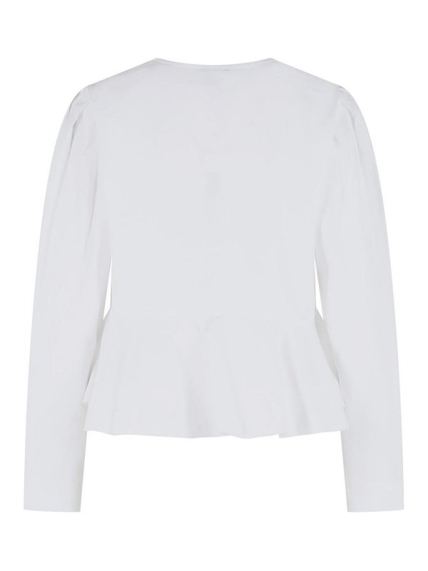 GANNI: Blusas online - Blusa - Blanco