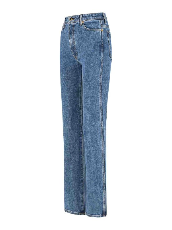 The Best Shops KHAITE: jeans dritti, a sigaretta - jeans elasticizzati 