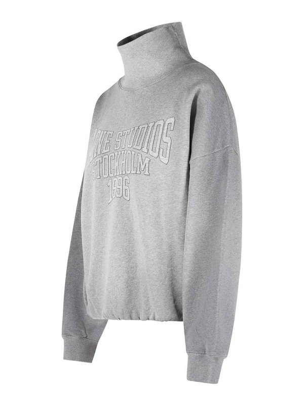 The Best Shops Acne Studios: Sweatshirts und Pullover - Sweatshirt - Grau