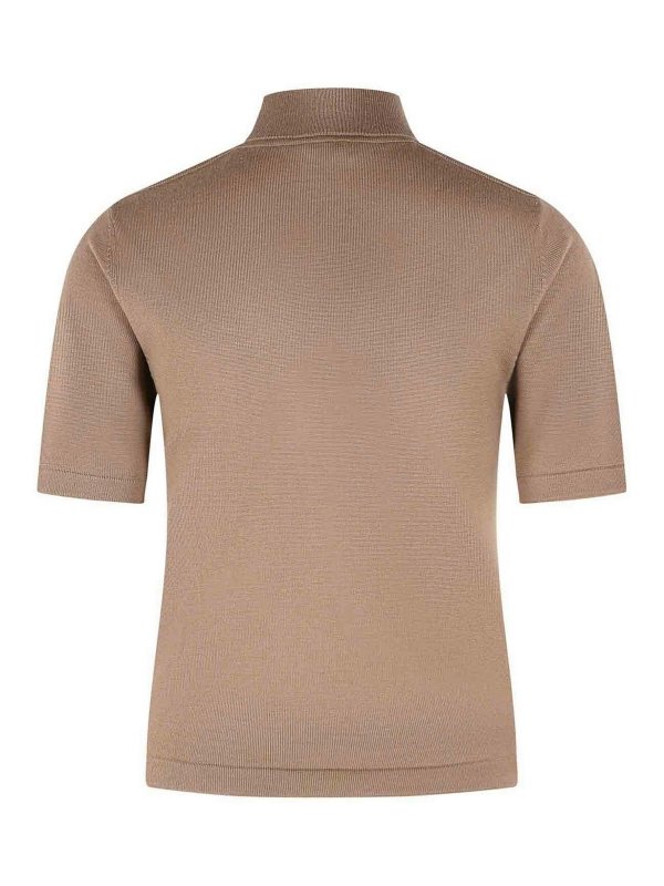 Courreges: Pull col rond online - Pull Col Rond - Marron