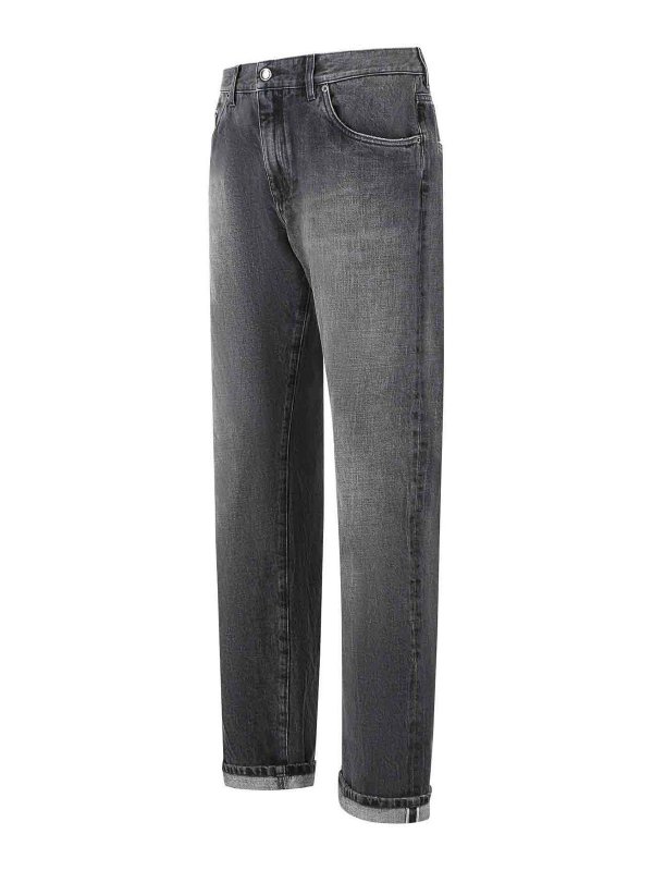 The Best Shops DOLCE & GABBANA: Jeans Rectos - Vaqueros Rectos - Negro