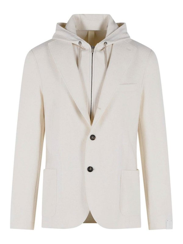ELEVENTY: Blazer - Blazer - Crema