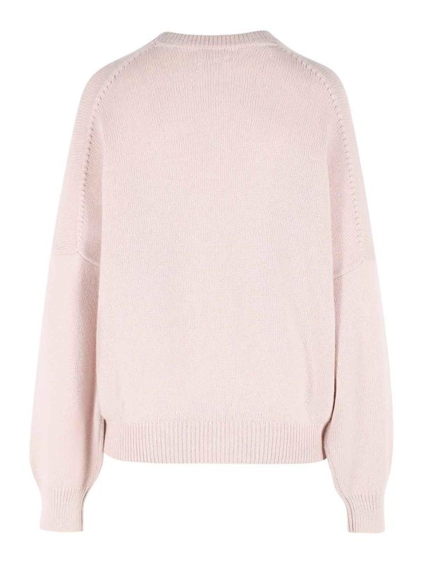 KHAITE: Strickpullover mit Rundhalsausschnitt online - Rundhalspullover - Rosa