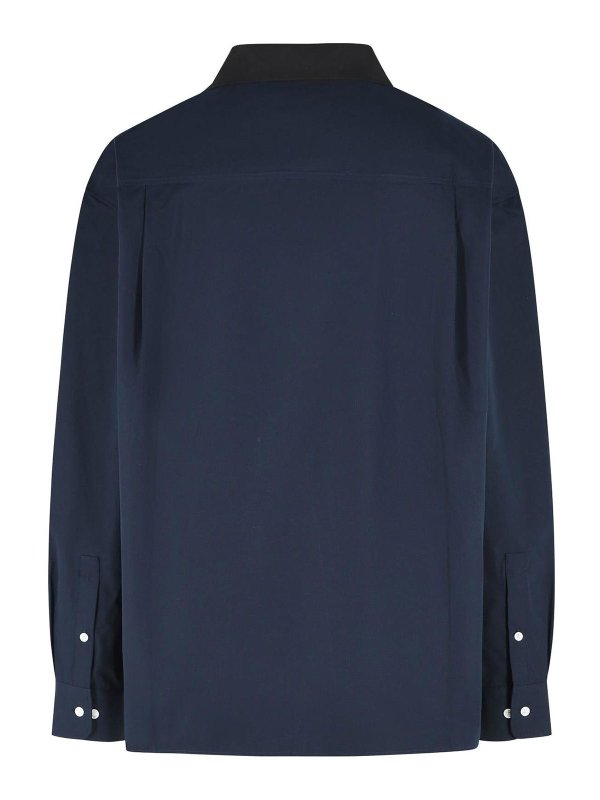 Marni: camicie online - Camicia in cotone blu