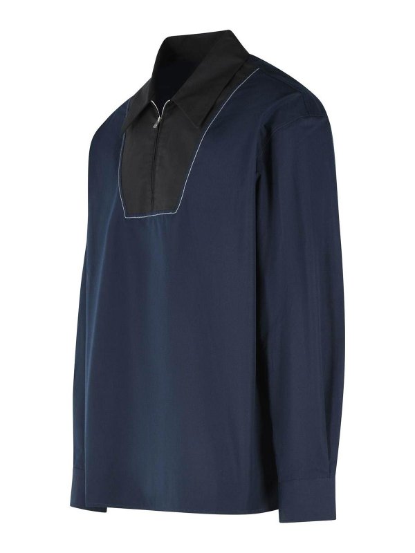 The Best Shops Marni: camicie - Camicia in cotone blu