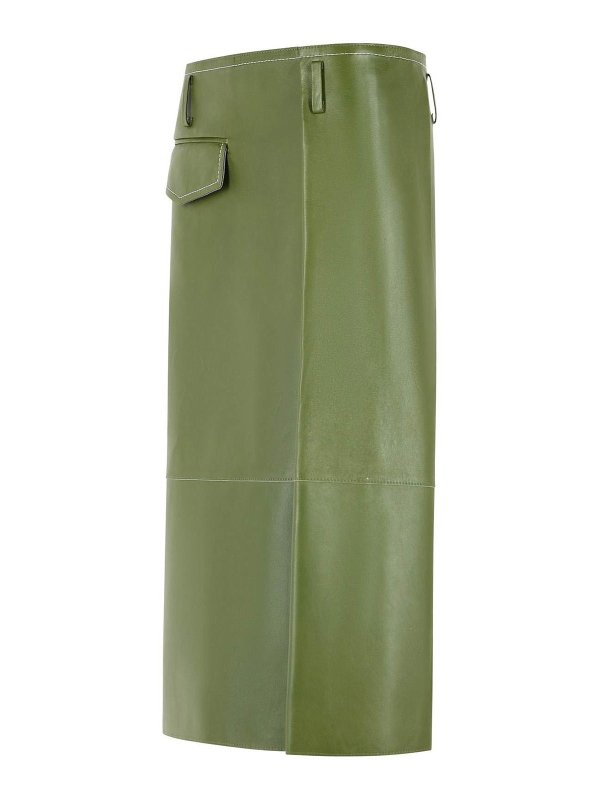 The Best Shops Marni: Knielange und Midi Röcke - Midirock - Grün