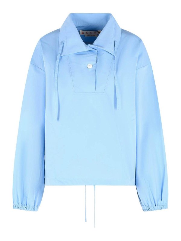 Marni: Chemises - Chemise - Bleu Clair