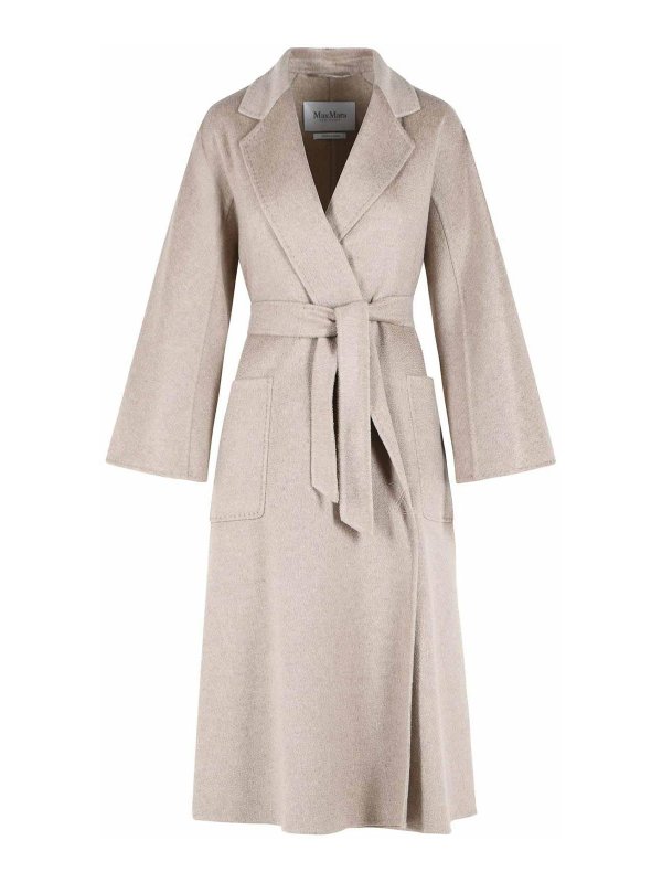 Max Mara: ニーレングスコート - 膝丈コート - ベージュ