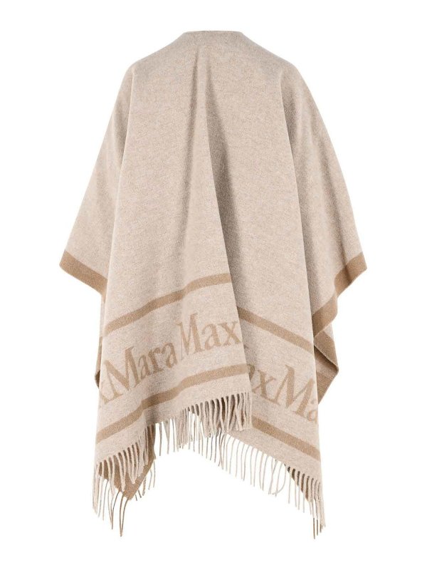 Max Mara: Capes & Ponchos online - Cape - Beige