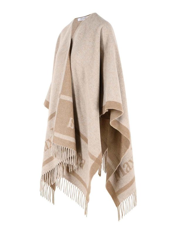 The Best Shops Max Mara: Capes & Ponchos - Cape - Beige