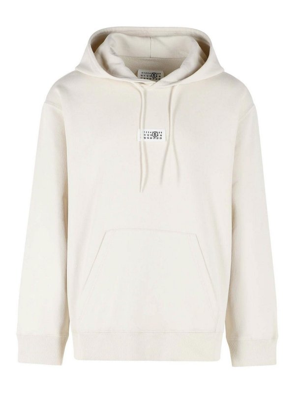 MM6 MAISON MARGIELA: スウェット＆セーター - スウェットシャツ/セーター - クリーム