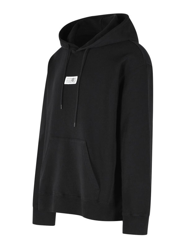 The Best Shops MM6 MAISON MARGIELA: スウェット＆セーター - スウェットシャツ/セーター - 黒