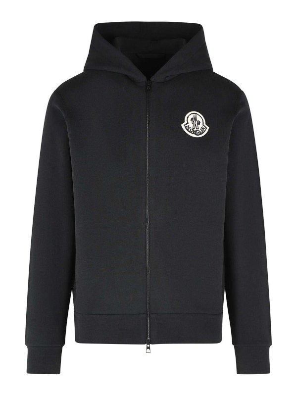 MONCLER: Sudaderas y suéteres - Sudadera - Negro