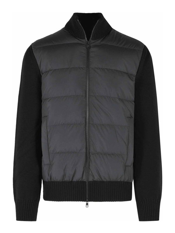 MONCLER: カーディガン - カーディガン - 黒