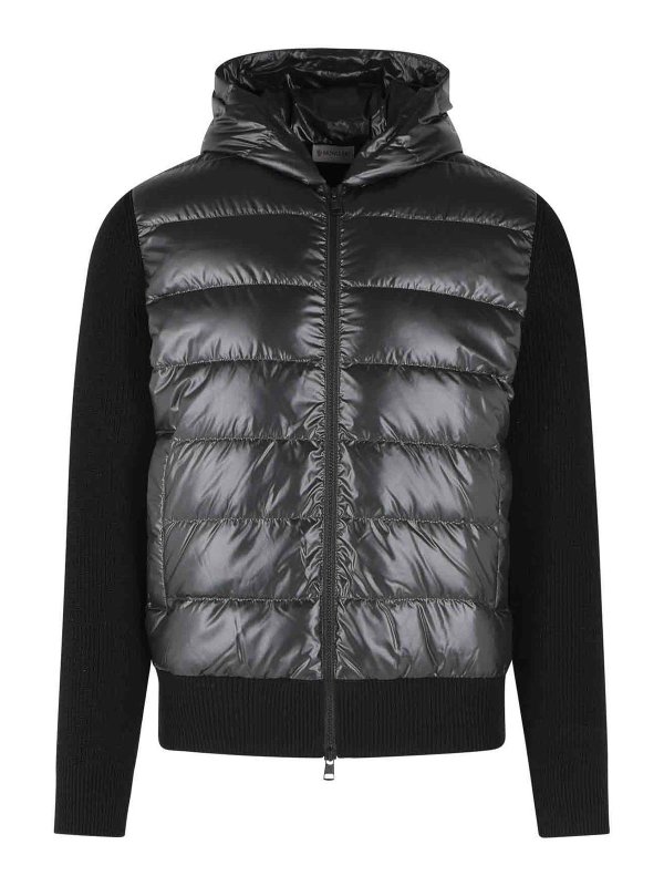 MONCLER: カーディガン - カーディガン - 黒