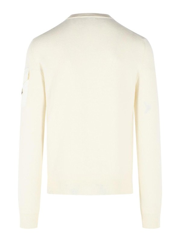 MONCLER: Sweatshirts und Pullover online - Sweatshirt - Weiß